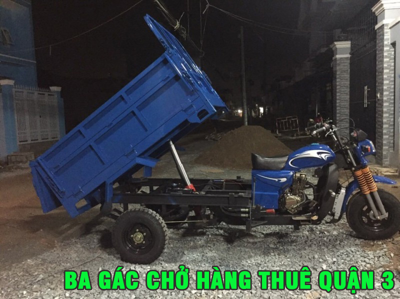 Ba gác chở hàng thuê quận 3